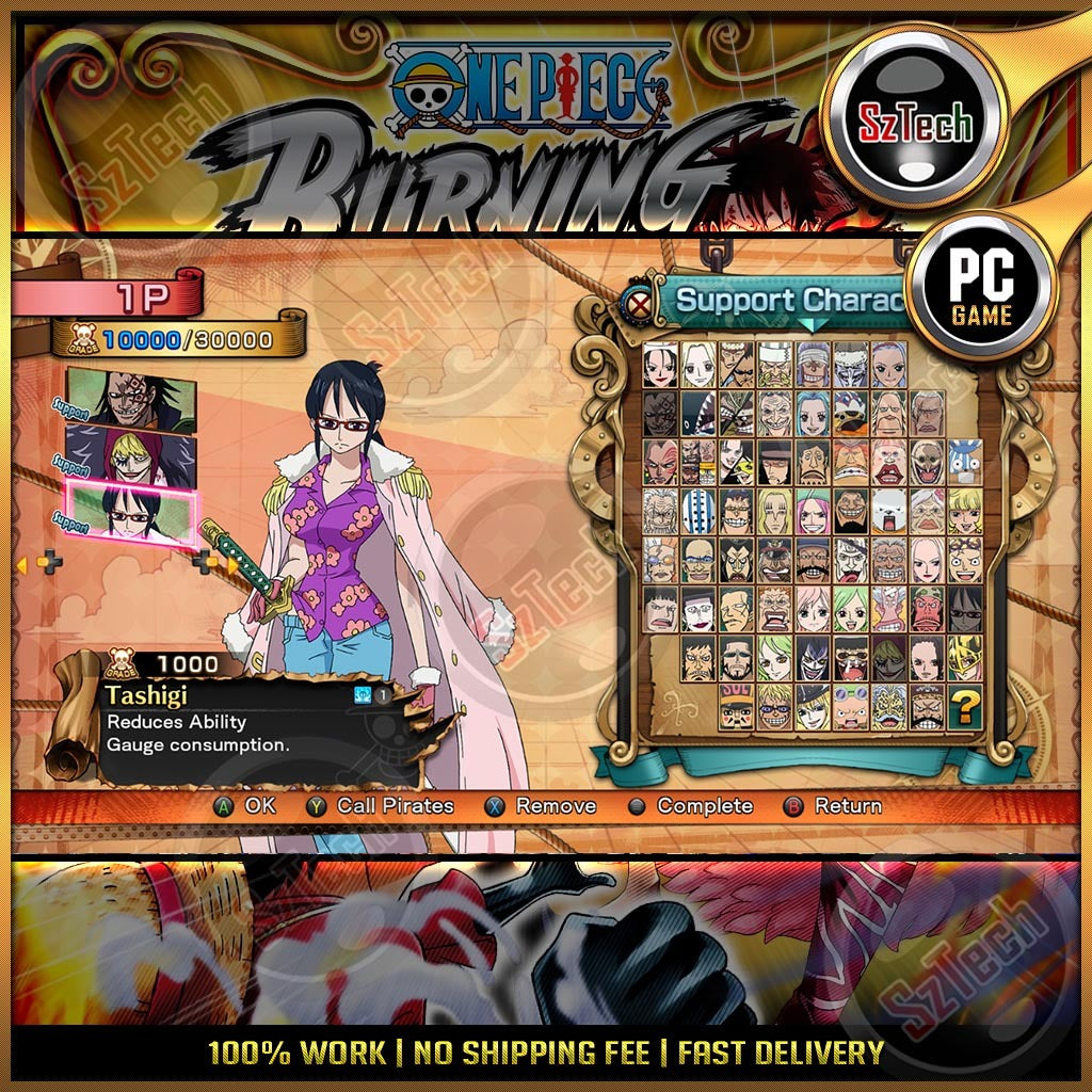 One Piece Burning Blood Gold Edition [ PC/Laptop GAME] Offline GamesFightingOne Piece