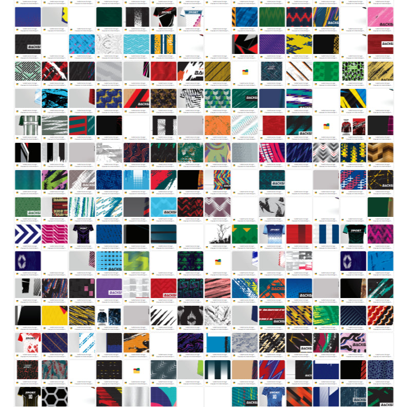 Sublimation Shirt Designs for Mockup Jersey - Design Template - Sublimation Template | (AI, EPS)