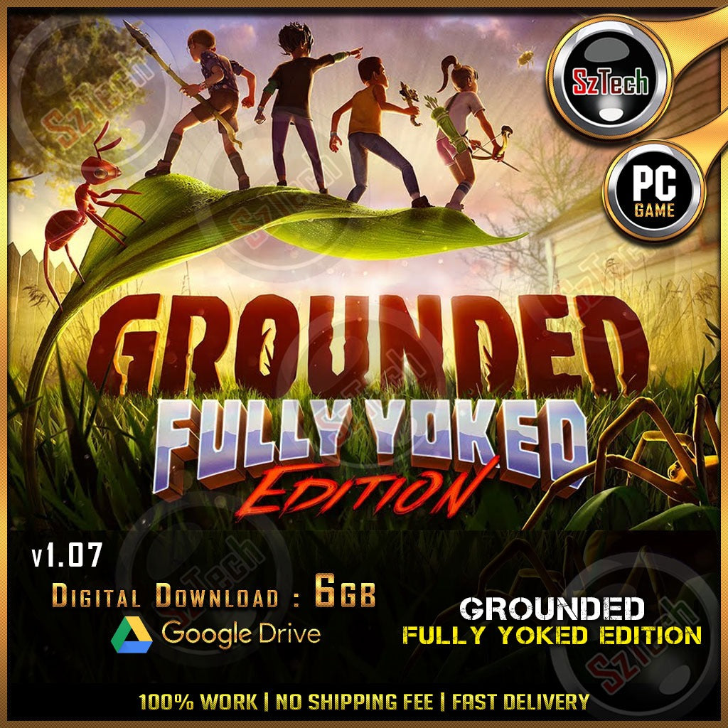 Grounded Fully Yoked Edition [ PC/Laptop GAME ]Adventure GameYuzu EmulatorNintendo Switch