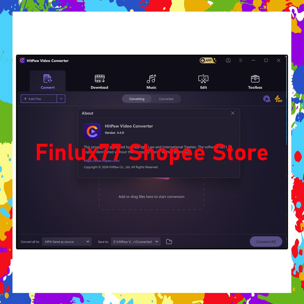 [SELF REDEEM] HitPaw Video Converter v4.6.4 Latest 2025 Lifetime For Windows & McOS