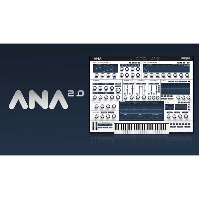 Sonic Academy ANA 2  (Win/Mac) VST2,VST3,AAX