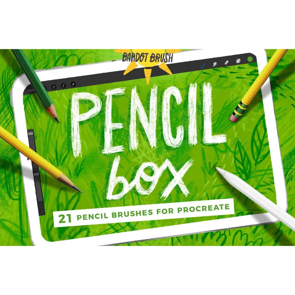 Procreate 【T238】 Pencil Box for Procreate