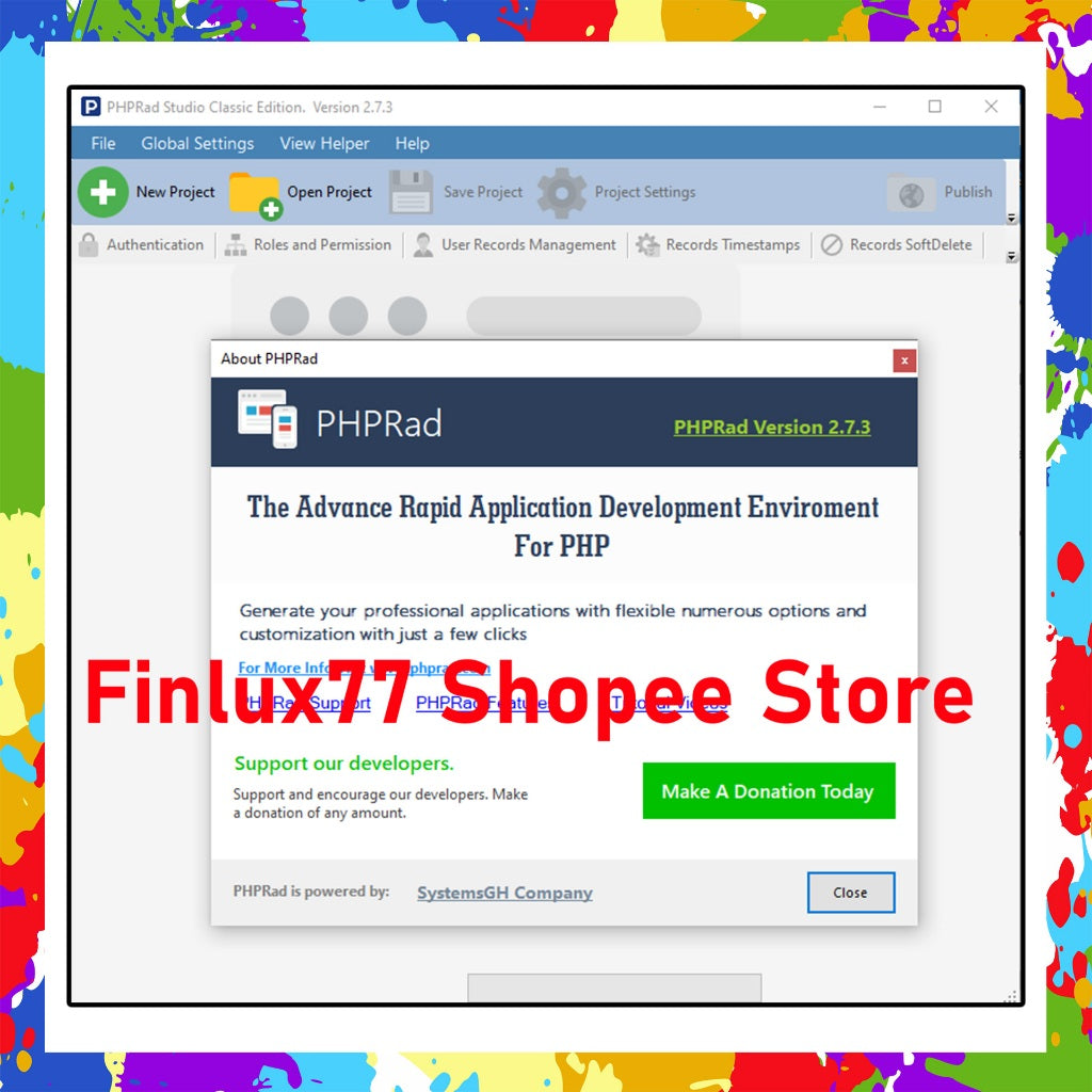 PHPRad Classic & PHPRad Vue 2023 Lifetime For Windows (Bundle) | PHP Rad Classic Vue