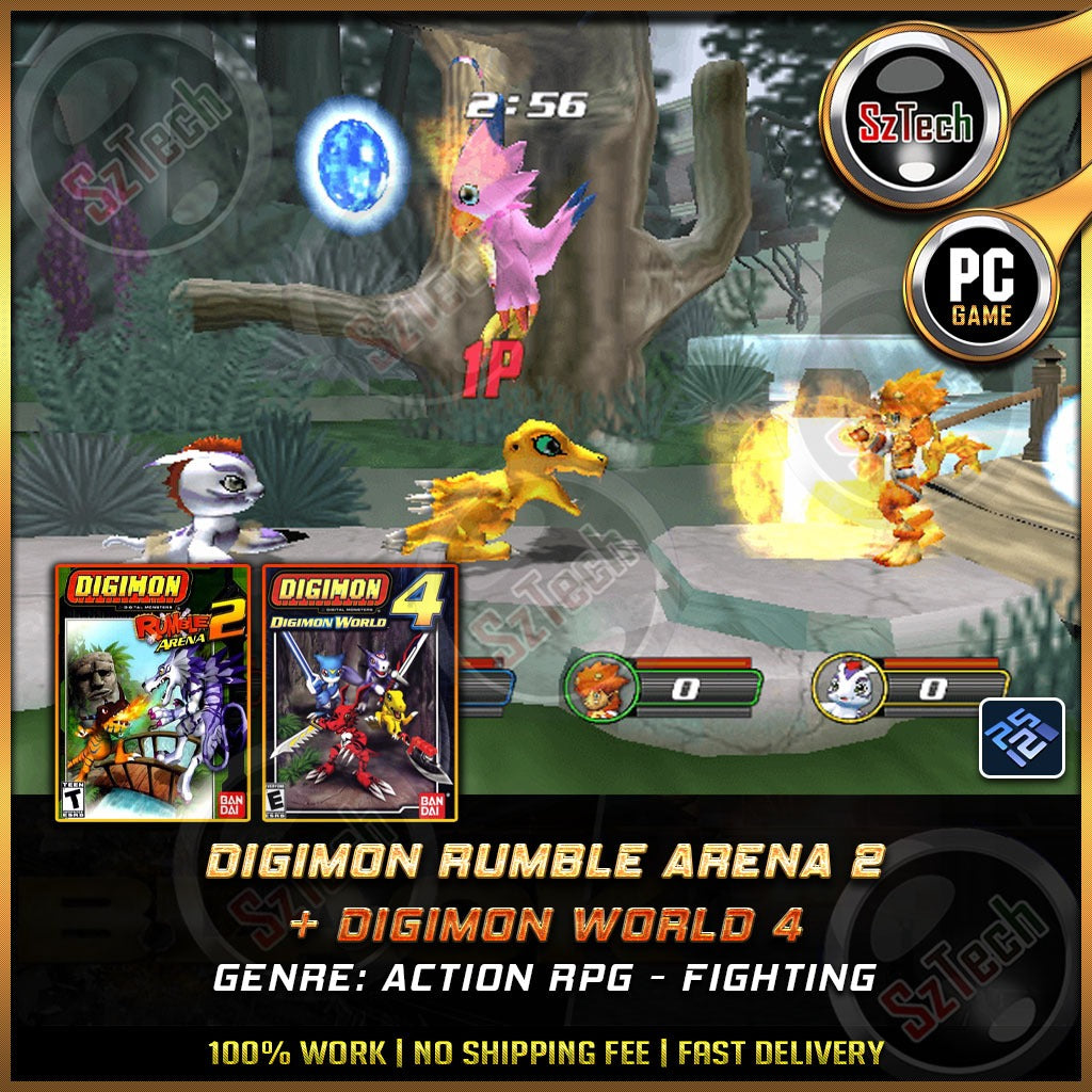 Digimon Rumble Arena 2 | Digimon World 4 [ PC/Laptop GAME] Offline GamesDigimonPCSX2 Emulator