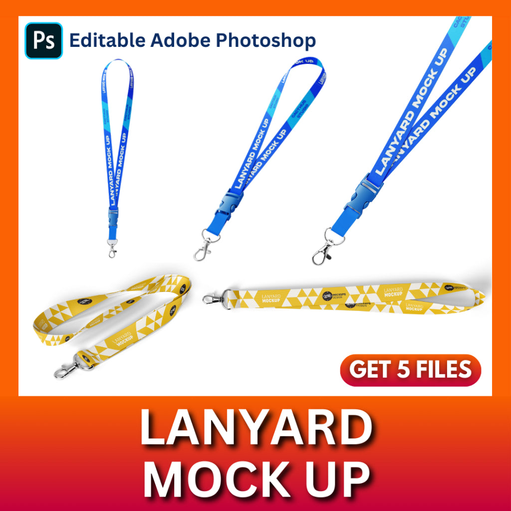 Mockup Lanyard  - Shirt Mockup / Template | Photoshop (PSD Files)