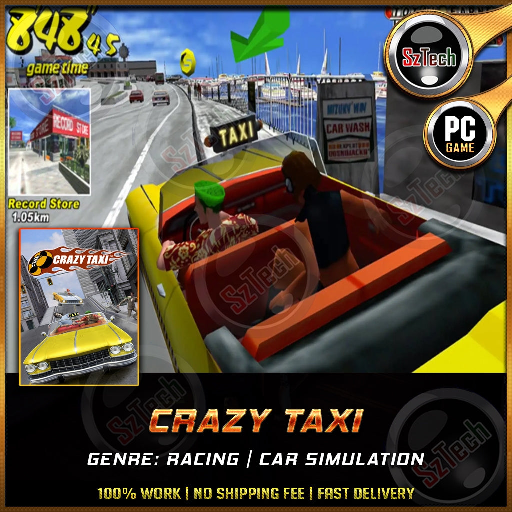 Crazy Taxi [PC/LAPTOP GAME]RacingCar SimulationClassic Games
