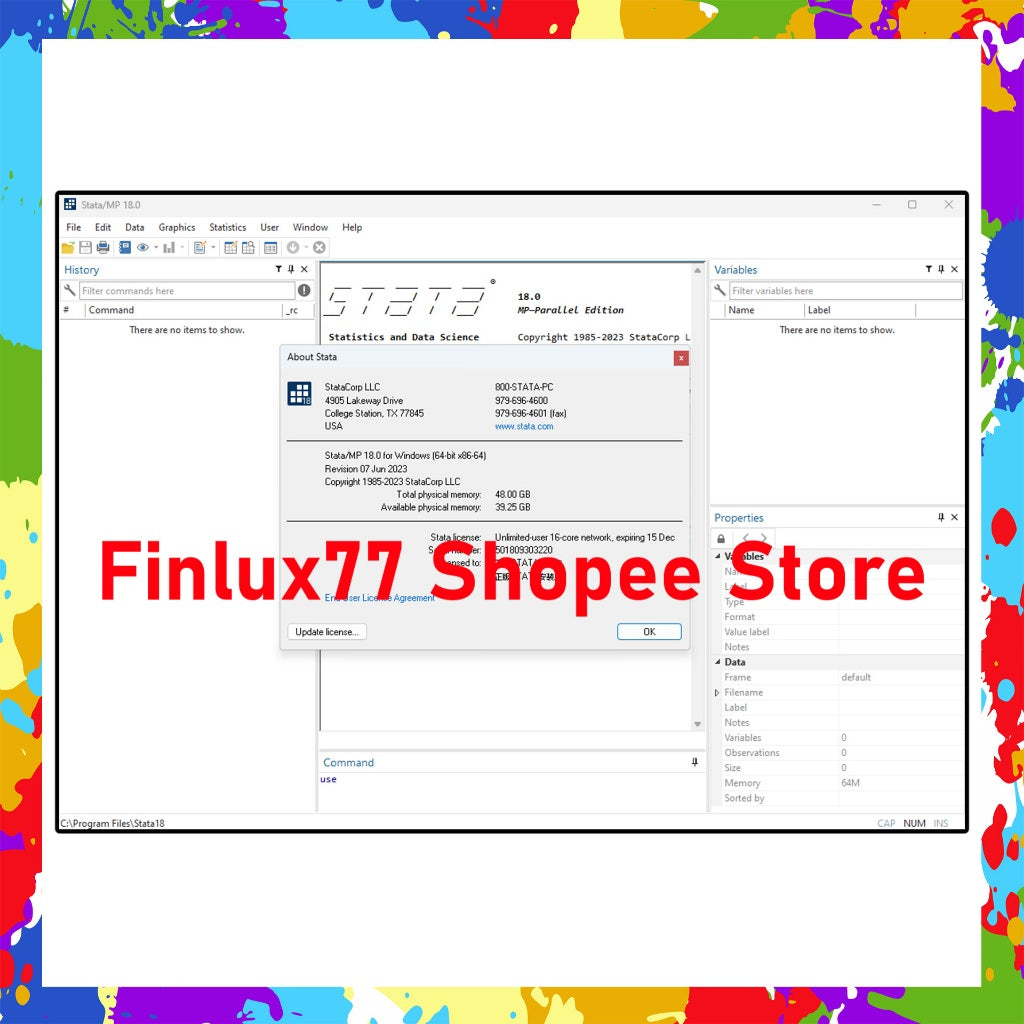 [SELF REDEEM] StataCorp Stata MP 18 Lifetime For Windows (64-Bit)