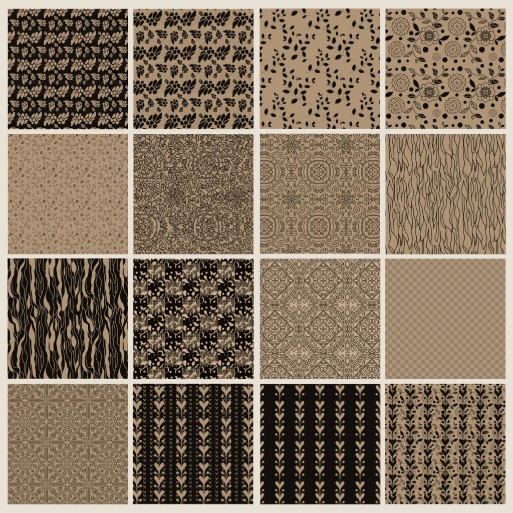 Procreate【T346】 32 Pattern Brushes for Procreate