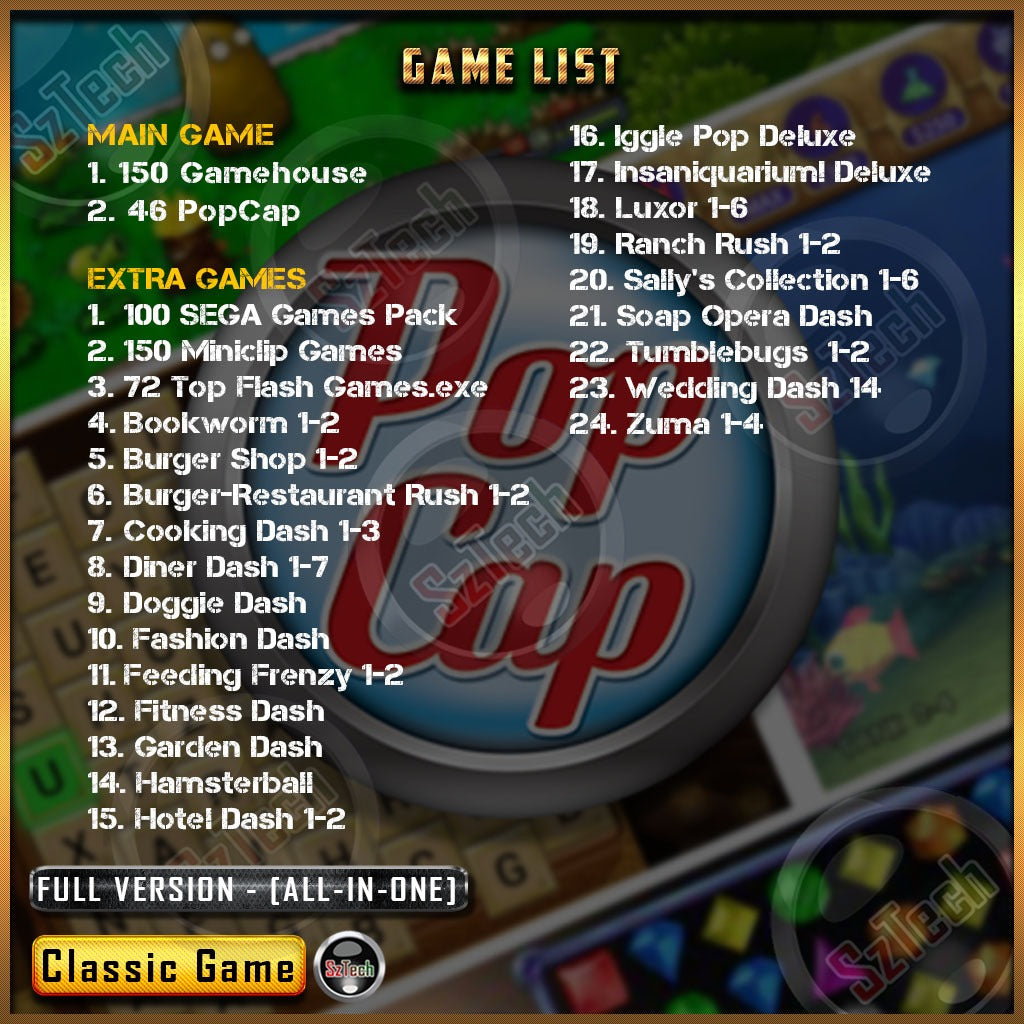 COMBO PACK [ PC/LAPTOP GAMES ]