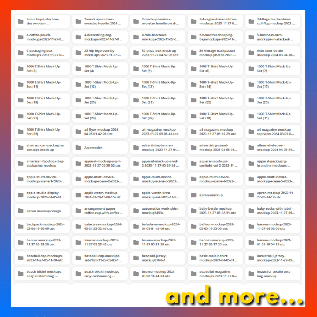 Mockup Jersey Tshirt Jacket Hoodie Retro - Bundle Pack - Sublimation / Mockup | High Quality PSD