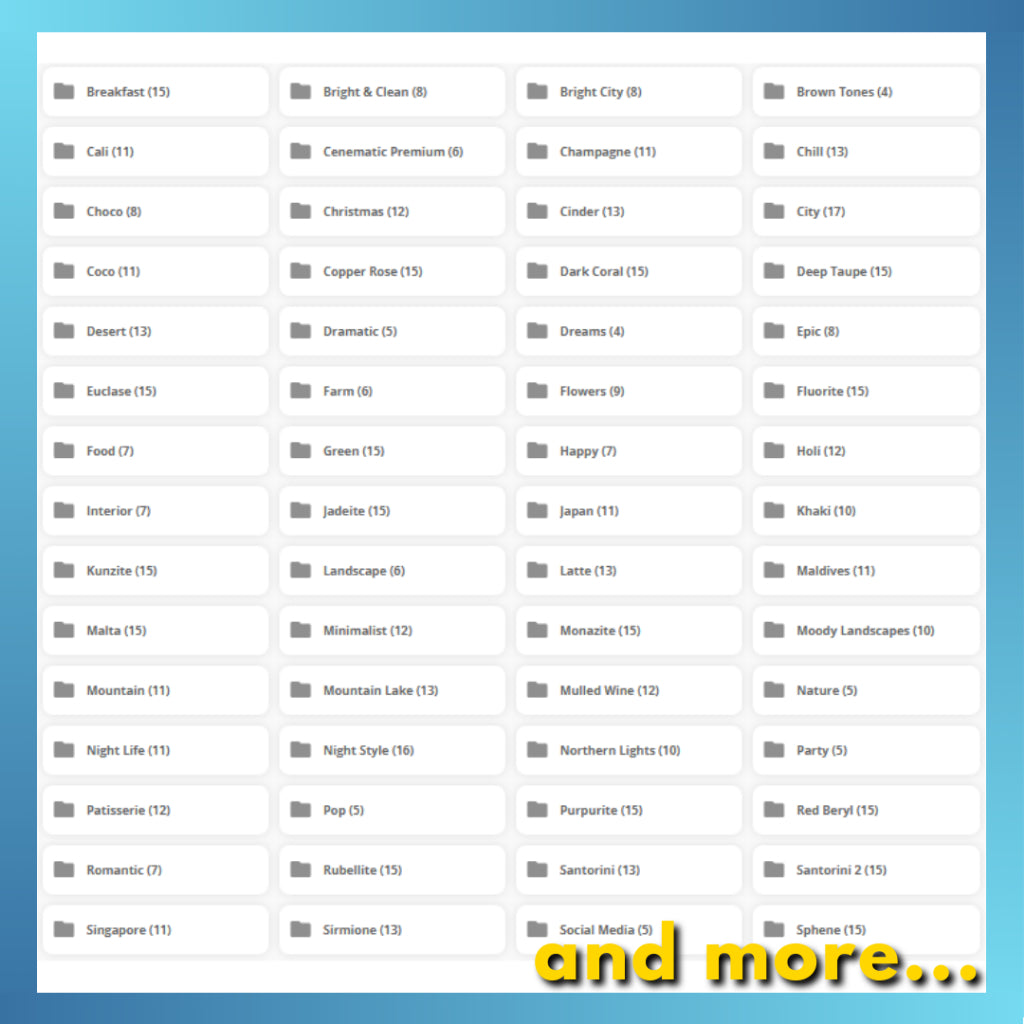 Preset Lightroom V2 - Desktop & Mobile - Lightroom | Preset | Filter | Lut