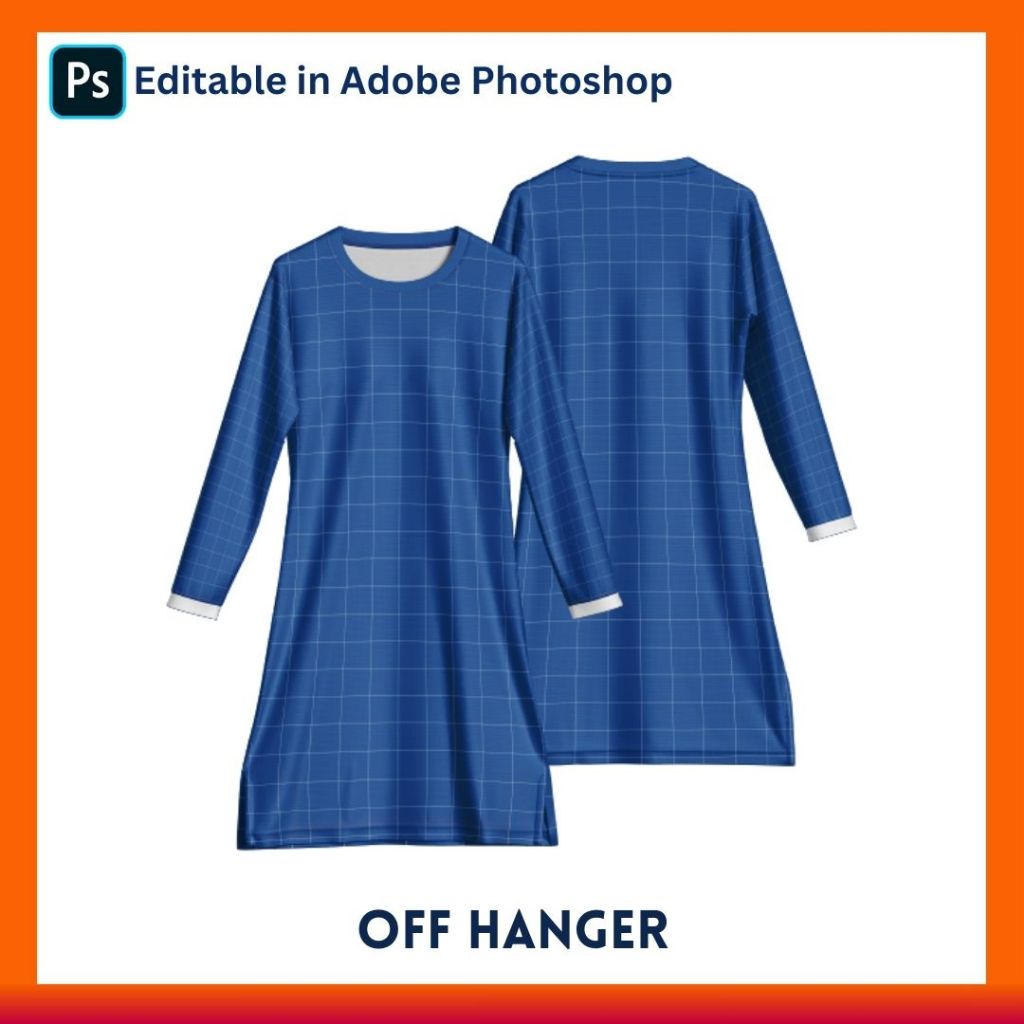 Mockup Muslimah Version 1 - Baju Mockup - Shirt Mockup  / Template | Photoshop (PSD)