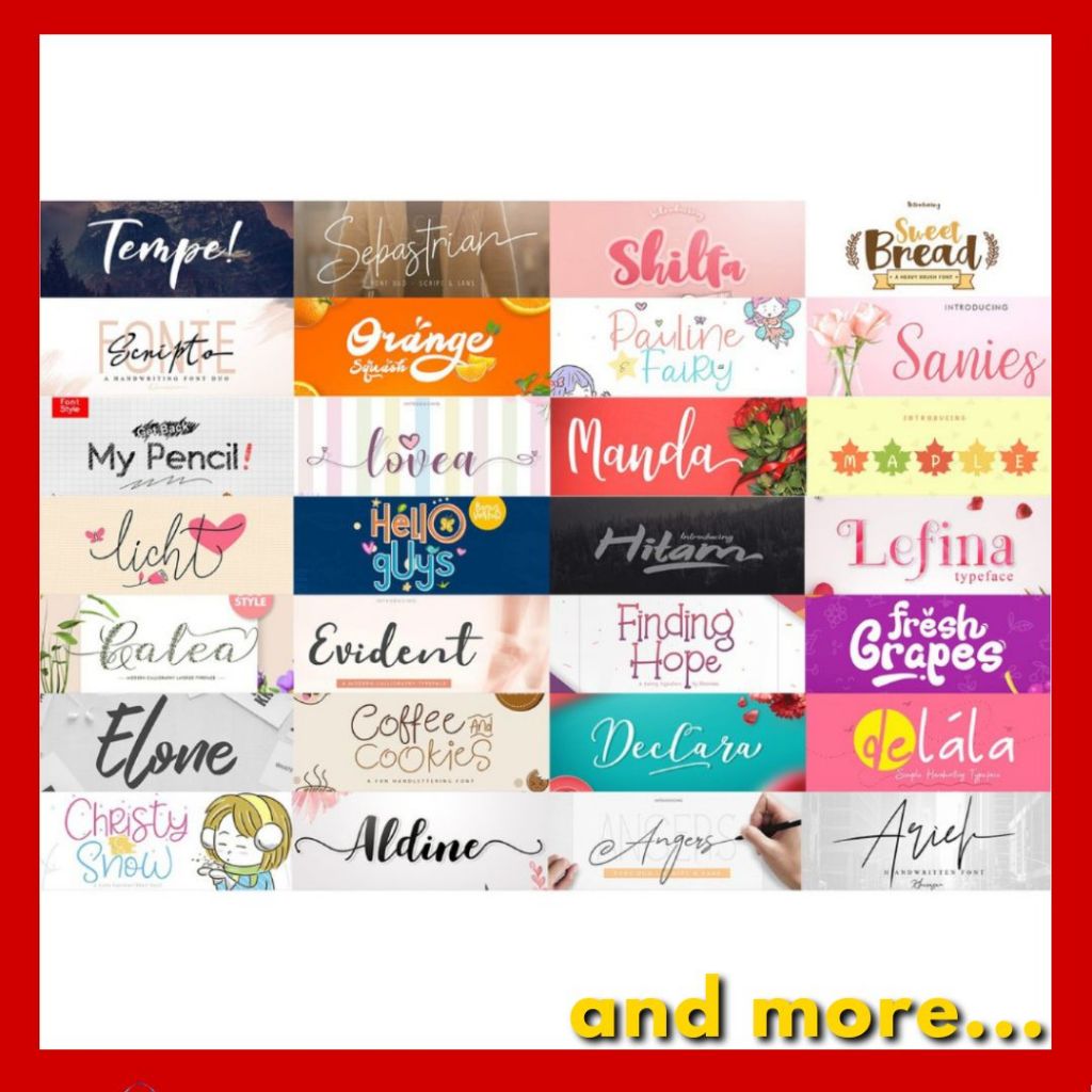 Font Bundle Collection | TTF & OTF Font.