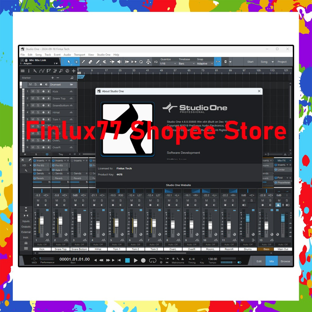 [SELF REDEEM] PreSonus Studio One Pro v7.2.2 Latest Update 2025 Lifetime For Windows (64-Bit)