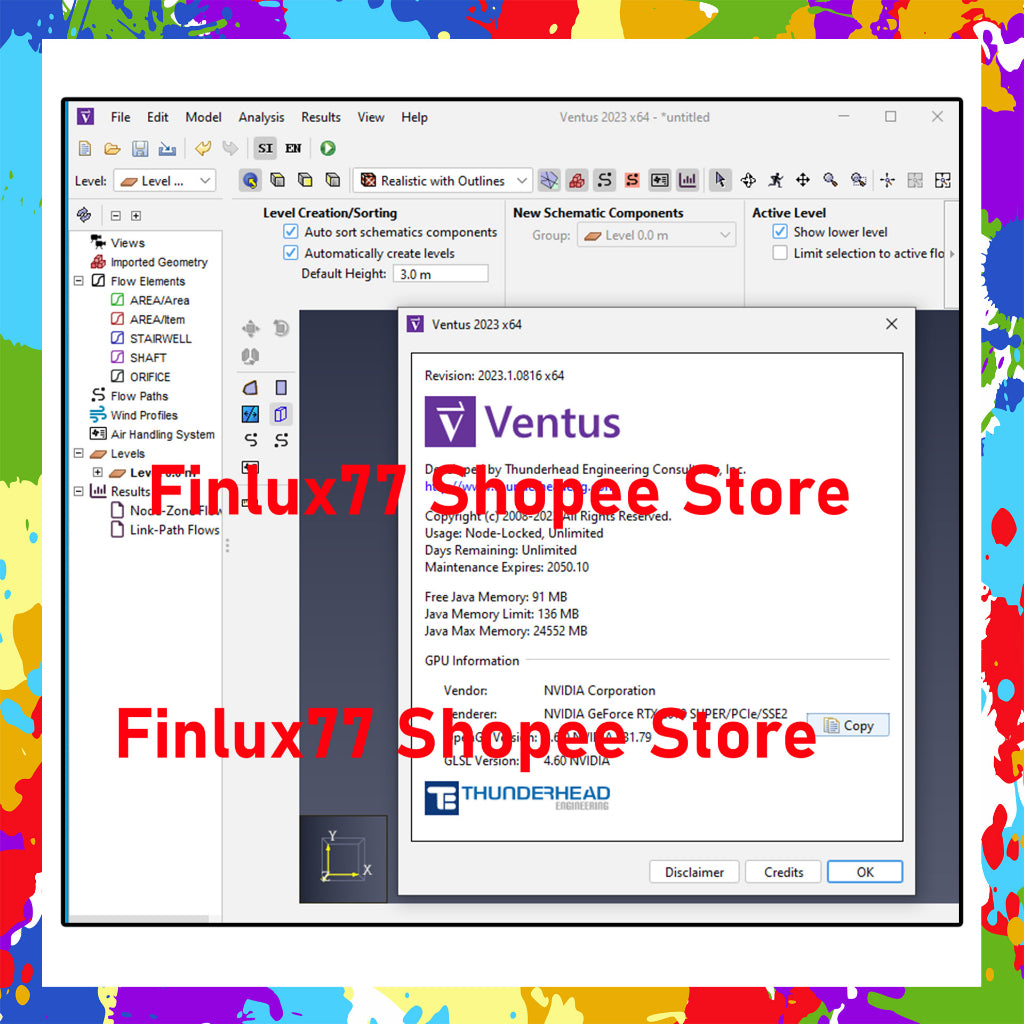 [SELF REDEEM] Thunderhead Engineering Ventus v2024.2 Latest Lifetime For Windows (64-Bit)