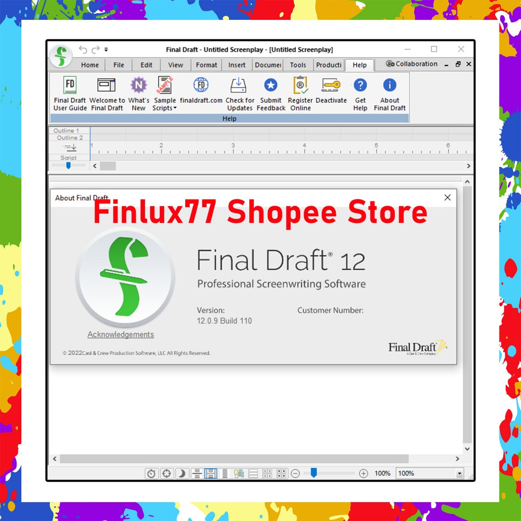 [SELF REDEEM] Final Draft v13.2.5 Latest Update 2025 Lifetime For Win & McOS | Pro Screenwriting Software