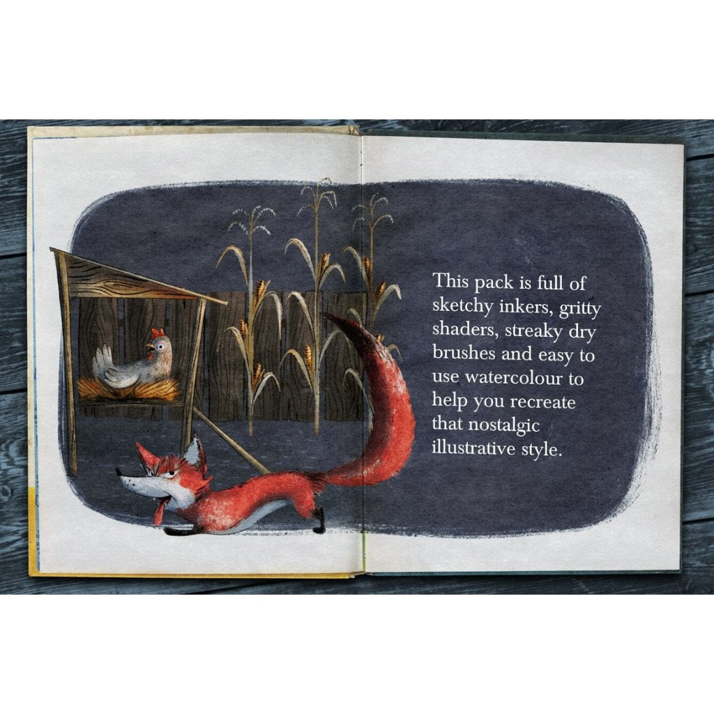 Procreate【T249】 Nostalgic Illustration for Procreate