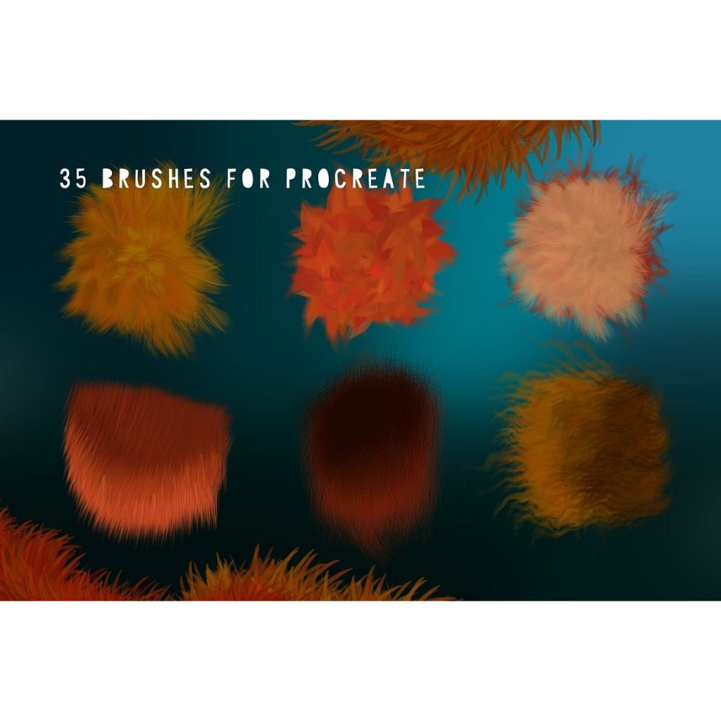 Procreate【T266】 Animal Fur 2 - Procreate Brushes
