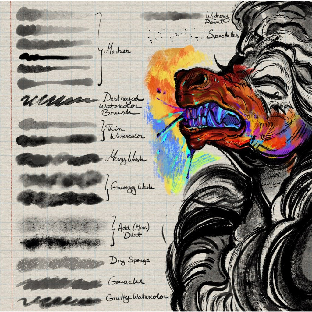 Procreate【T272】 Dawner's Procreate Brush Pack Vol. 2