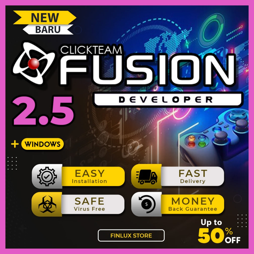 Clickteam Fusion v2.5 Developer Lifetime For Windows