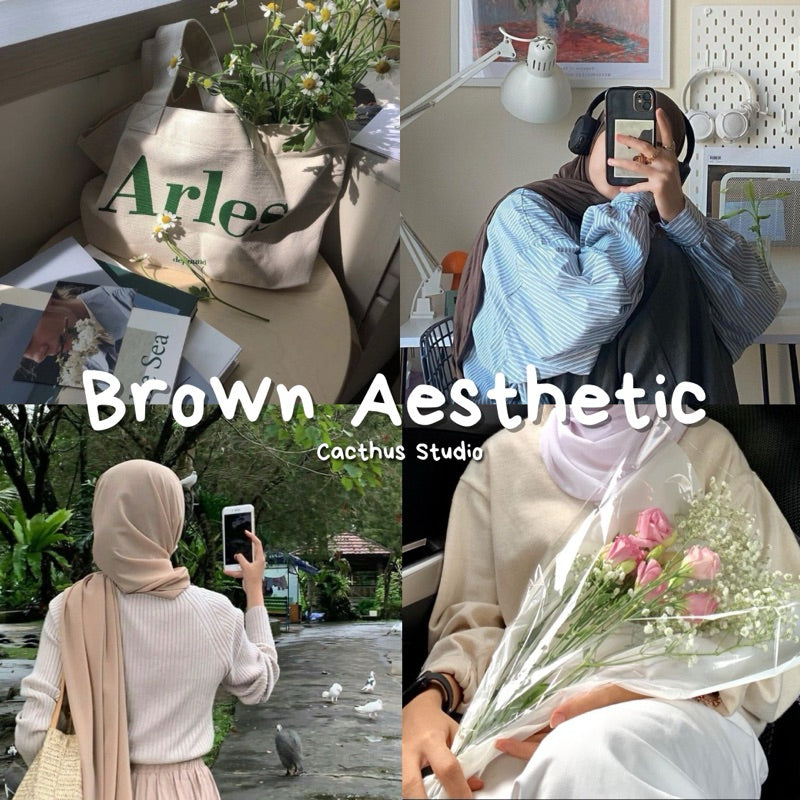 Brown Aesthetic | Lightroom Mobile Preset (iOS & Android)