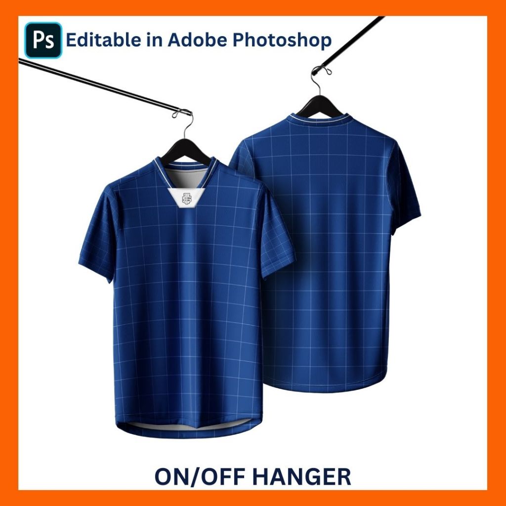 Mockup NFL Jersey V2 (ON/OFF HANGER) - Shirt Mockup - Sublimation | (PSD File)