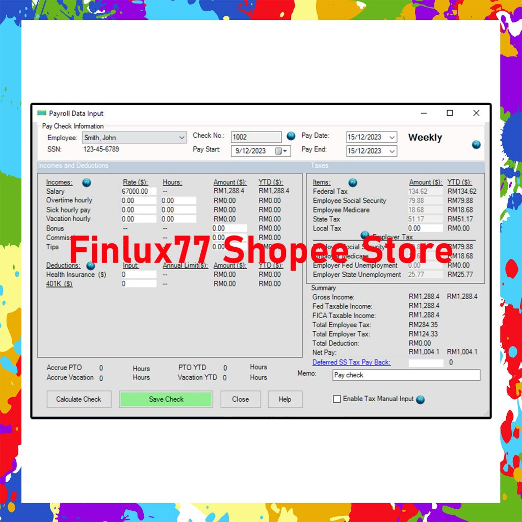 [SELF REDEEM] ezPayCheck v3.15.18 Latest 2025 Lifetime For Windows