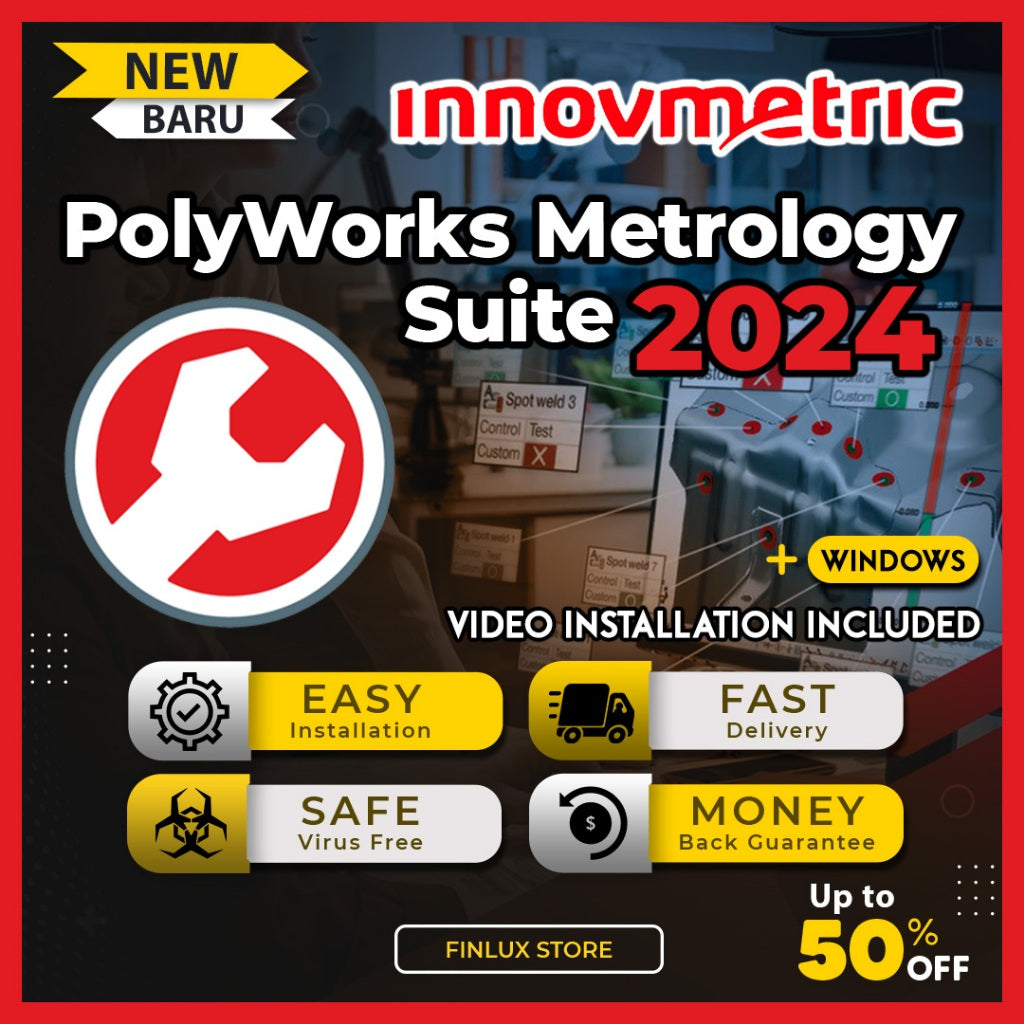 [VIDEO] InnovMetric PolyWorks Metrology Suite 2024 For Windows (64-Bit)