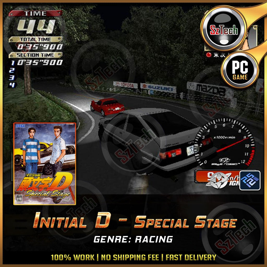 Initial D - Special Stage [ PC/Laptop GAME] Offline GamesInitial DPCSX2 Emulator