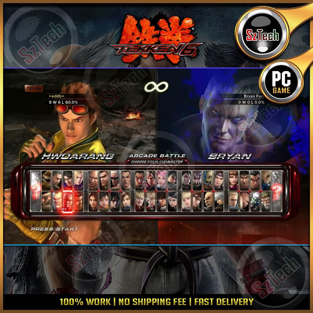 Tekken 6 [ PC/Laptop GAME] Offline GamesFightingTekken 6RPCS3 Emulator