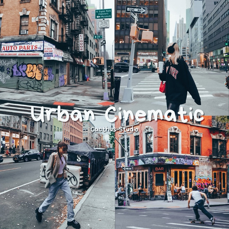 Urban Cinematic | Lightroom Mobile Preset (iOS & Android)