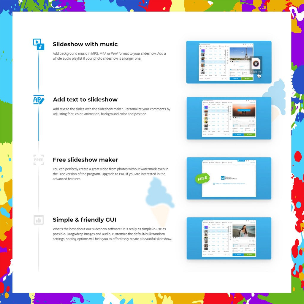 IceCream Slideshow Maker v5.14 Latest 2024 Lifetime For Windows