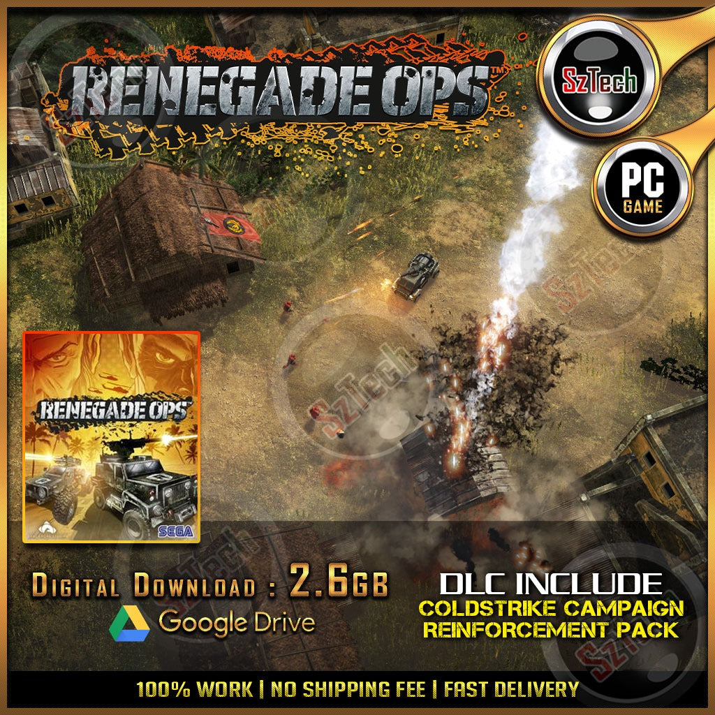 Renegade Ops [PC/Laptop GAME][ DIGITAL DOWNLOAD]Arcade