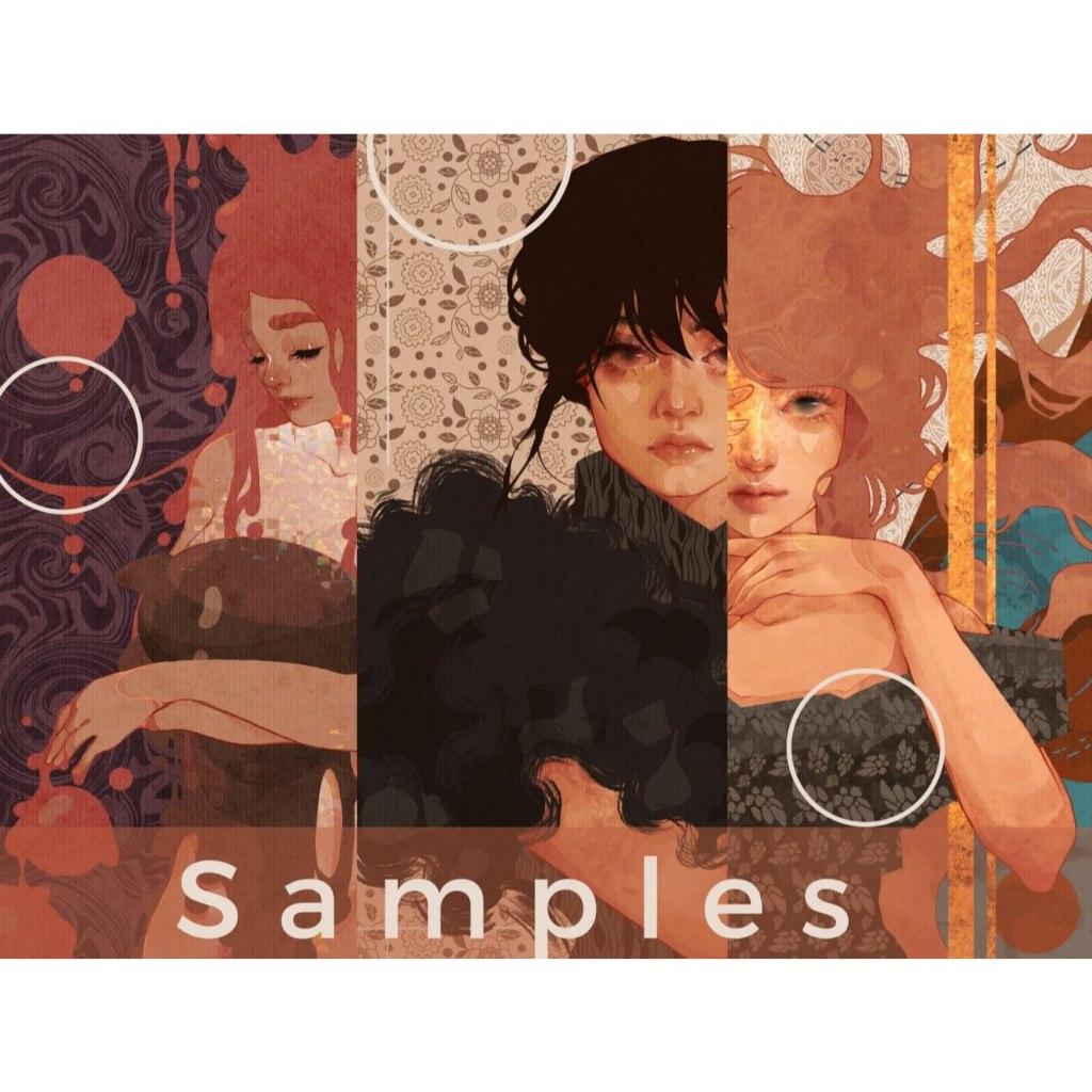 Procreate【T346】 32 Pattern Brushes for Procreate