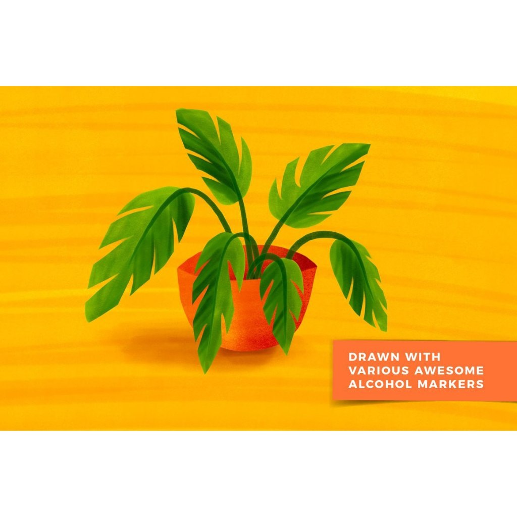 Procreate【T242】 Awesome Alcohol Markers for Procreate