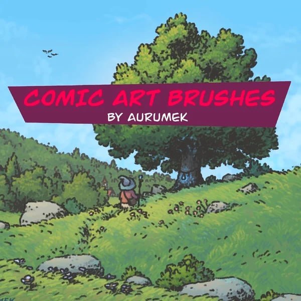 Procreate【T259】 Comic Art Brushes for Procreate