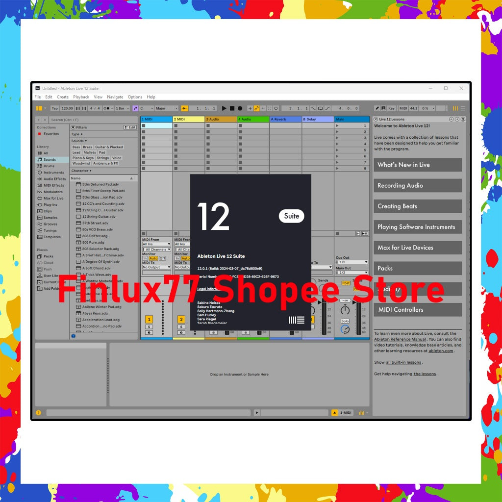 [SELF REDEEM] Ableton Live Suite v12.2.5 Latest Update 2025 Lifetime For Win & McOS (64-Bit)
