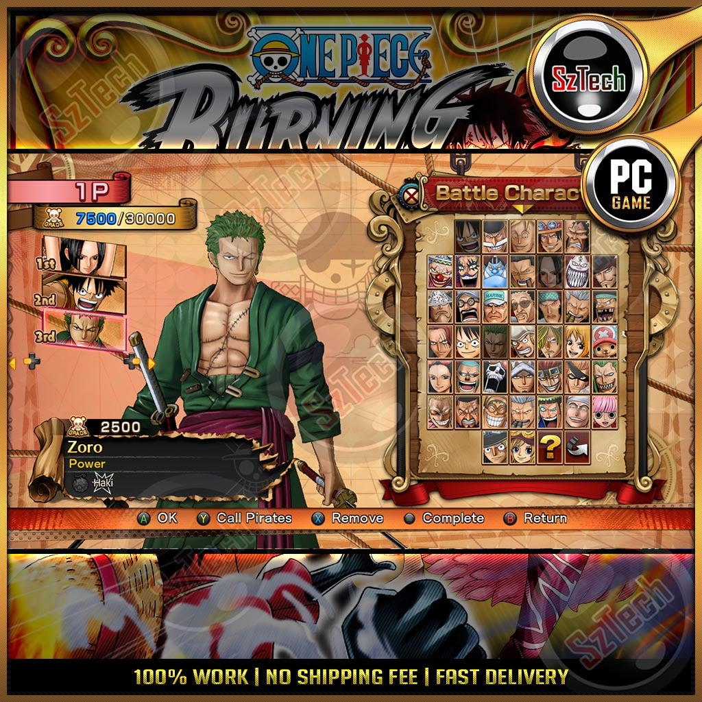 One Piece Burning Blood Gold Edition [ PC/Laptop GAME] Offline GamesFightingOne Piece
