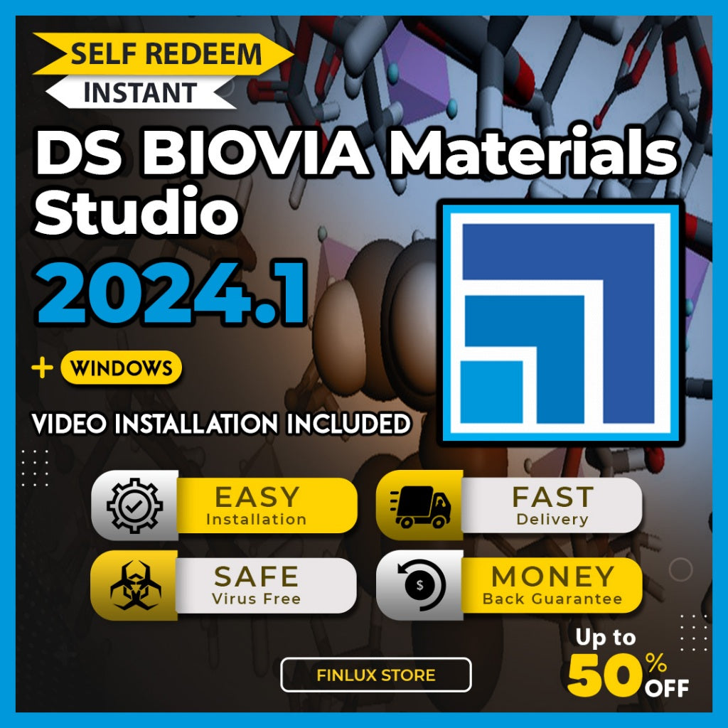 [SELF REDEEM] DS BIOVIA Materials Studio 2024 v24.1.0 Lifetime For Windows (64-Bit)