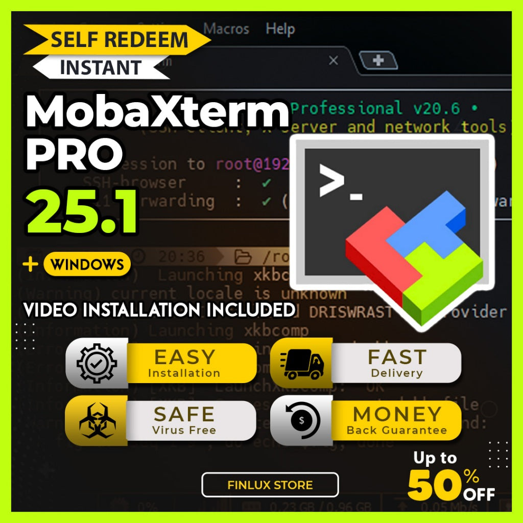[SELF REDEEM] MobaXterm v25.1 Latest 2025 Lifetime For Windows