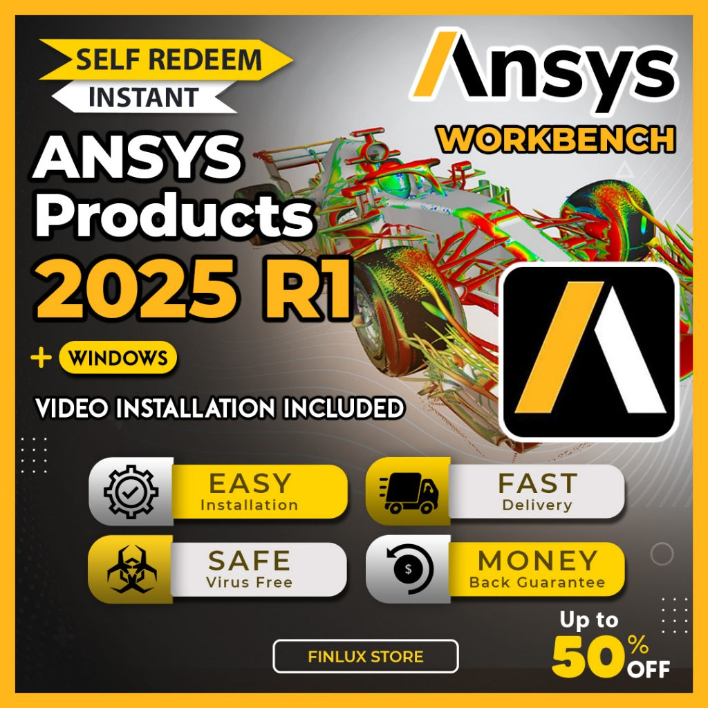 [SELF REDEEM] ANSYS Products 2025 / 2024 / Electronics / Discovery / Motor CAD / Workbench Lifetime For Windows (64-Bit)