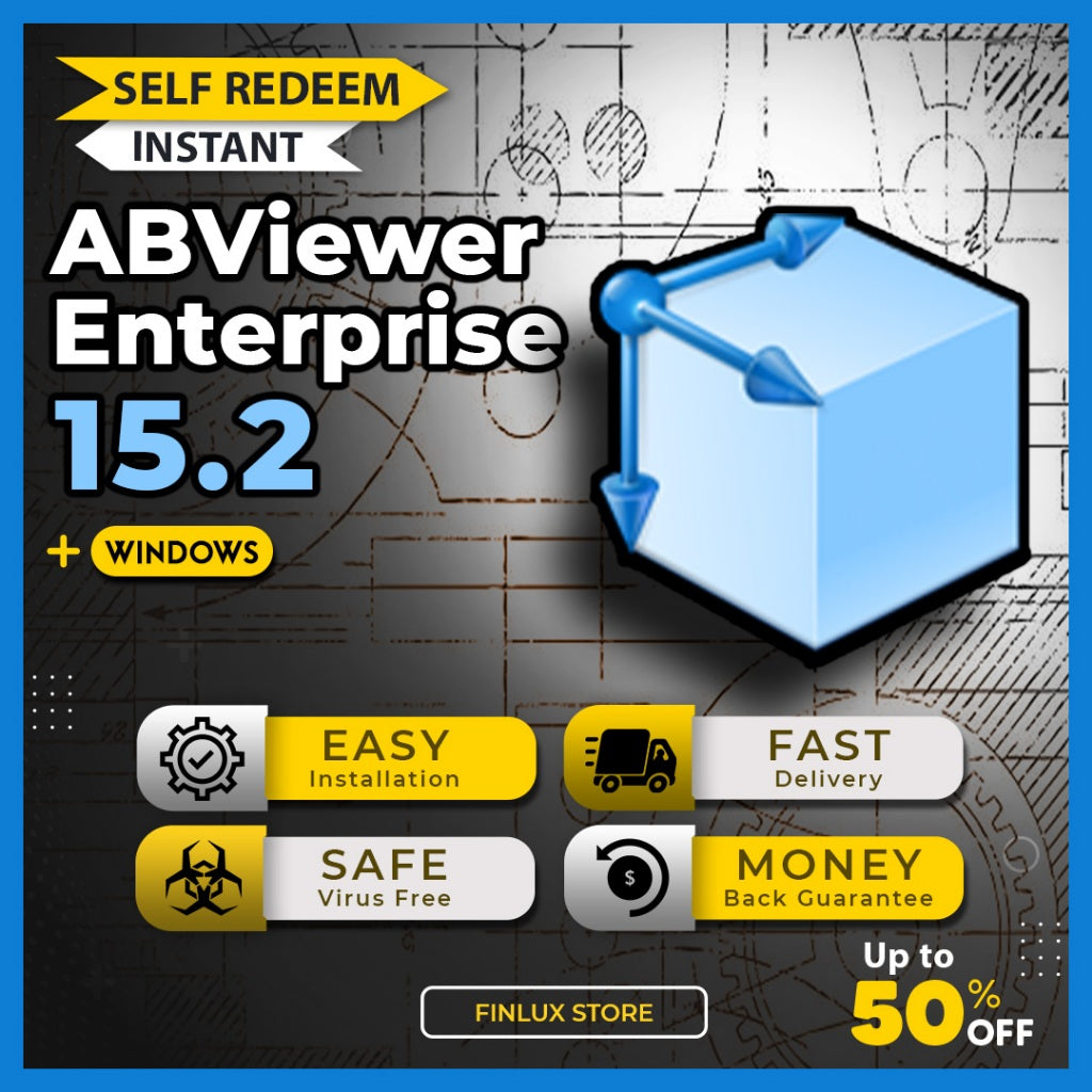 [SELF REDEEM] ABViewer Enterprise v15.2 Lifetime For Windows - 2D/3D CAD Viewer and Editor Tool