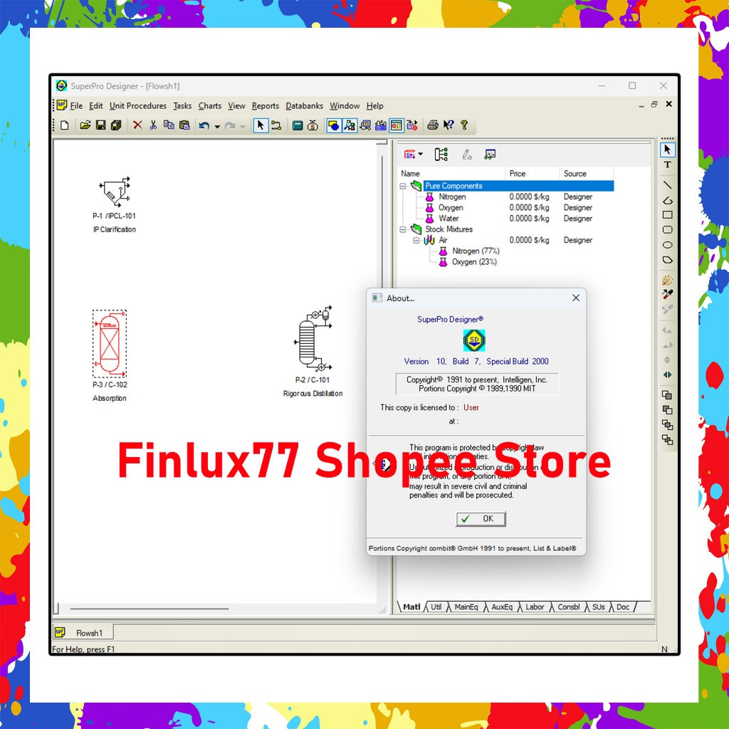 [SELF REDEEM] Intelligen SuperPro Designer v10.7 Lifetime For Windows (64-Bit)