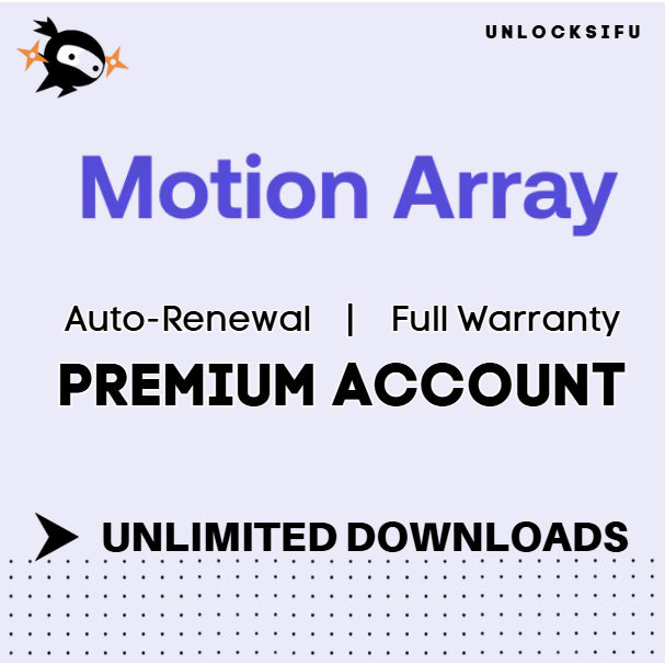 [FAST] Motion Array Premium Genuine Account Video Creation FIlmmakers Platform