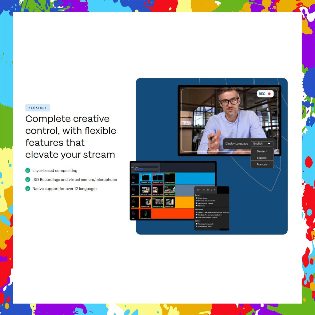 [SELF REDEEM] Telestream Wirecast Pro Lifetime For Windows & MacOS | Streaming software