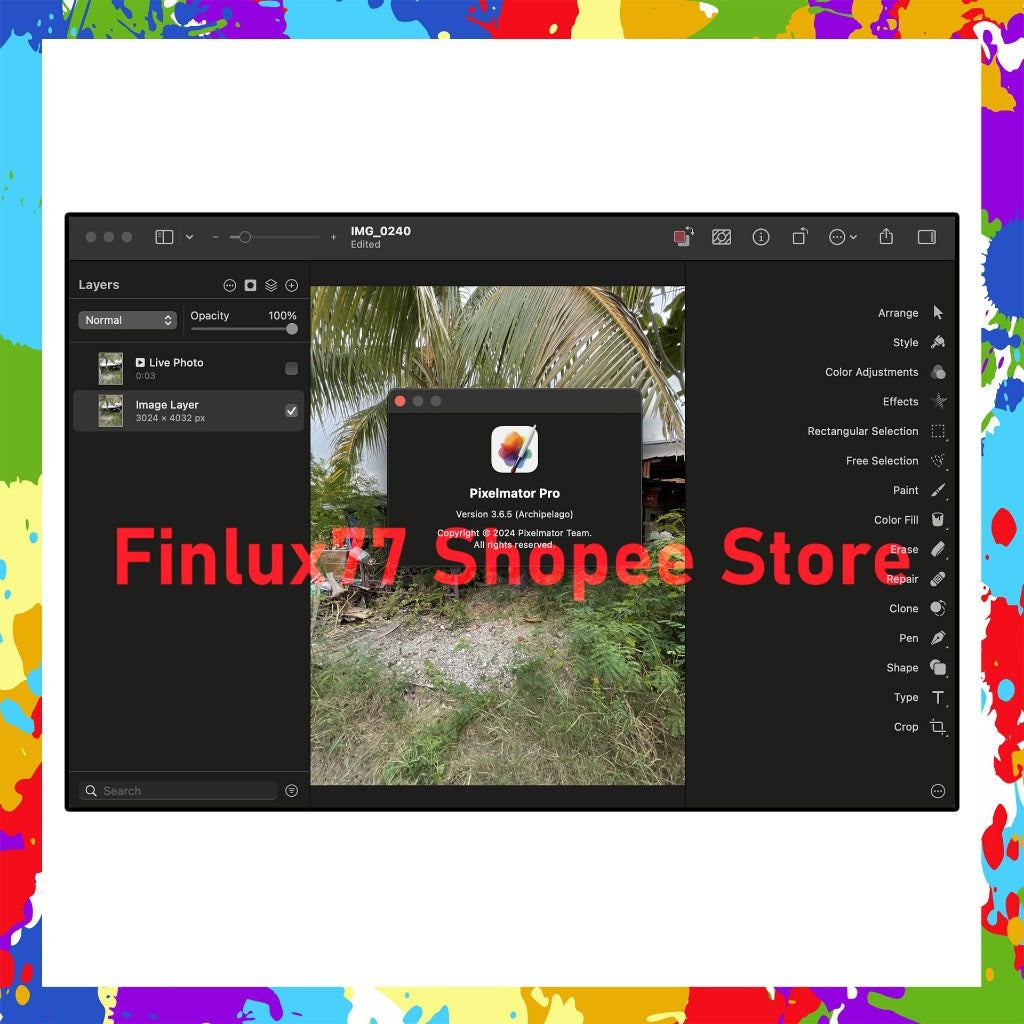 [SELF REDEEM] Pixelmator Pro v3.7.0 Latest 2025 Lifetime For McOS