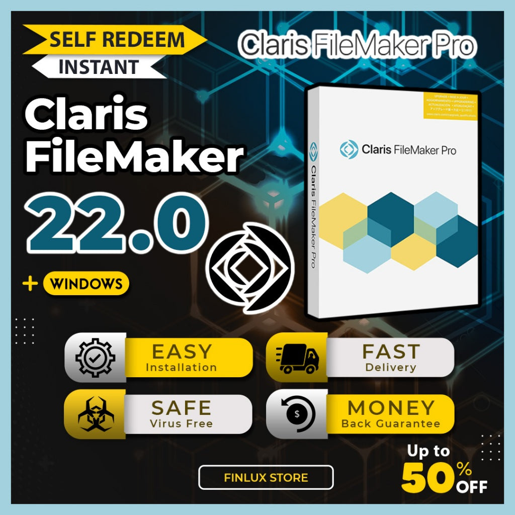 [SELF REDEEM] Claris FileMaker Pro 22 Latest Lifetime For Windows (64-Bit)
