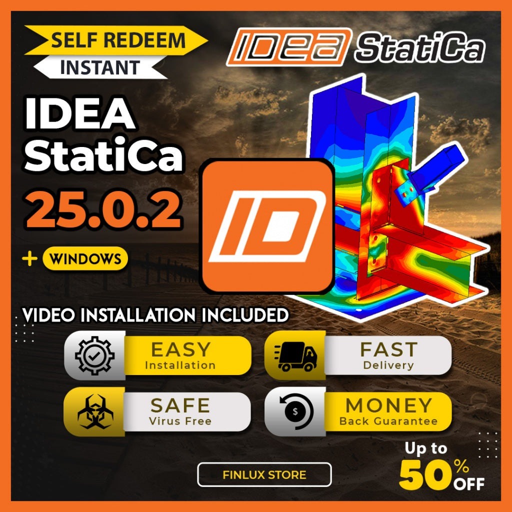[SELF REDEEM] IDEA StatiCa v25.0.2 Lifetime For Windows (64-Bit)