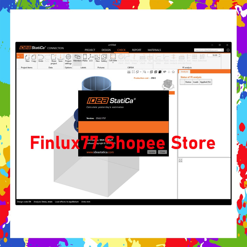 [SELF REDEEM] IDEA StatiCa v25.0.2 Lifetime For Windows (64-Bit)