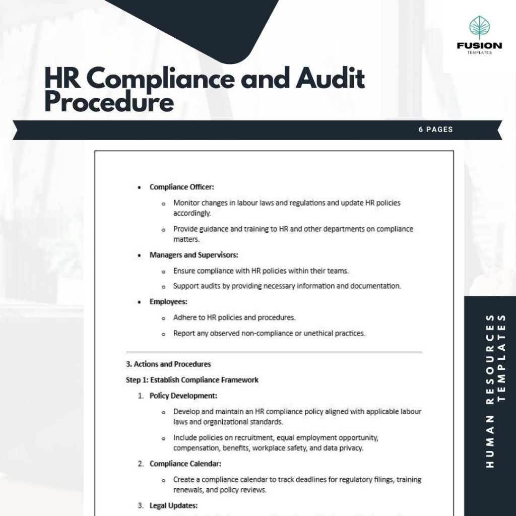 HR Compliance and Audit Procedure